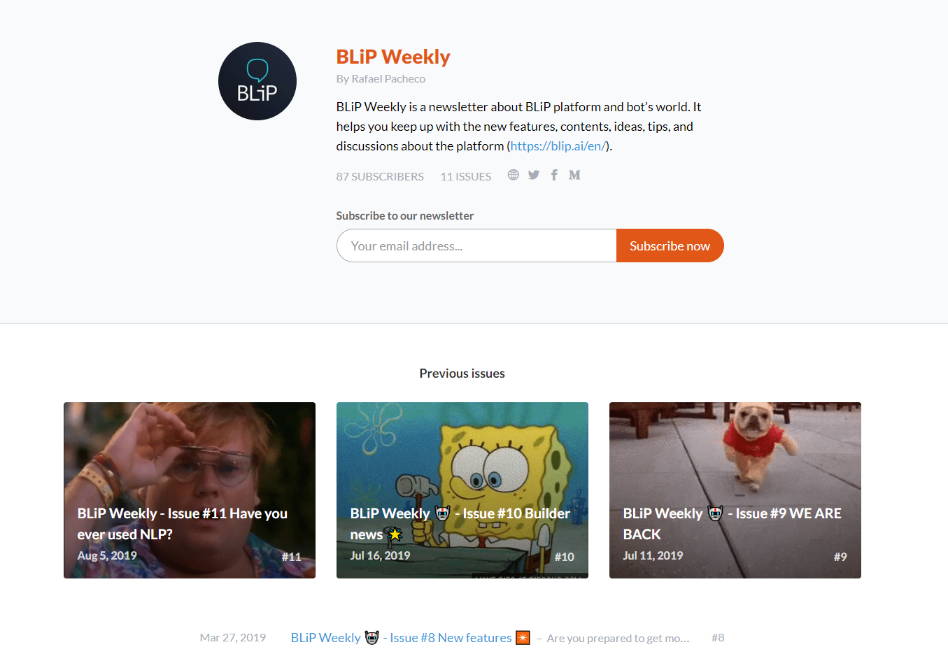 Banner image of BLiP Weekly